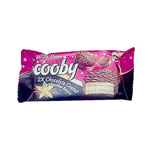 بسكويت مغطى بالشوكولاتة بنكهة الفانيليا 35 جرام بسكويت مغطى بالشوكولاتة بنكهة الفانيليا 35 جرام